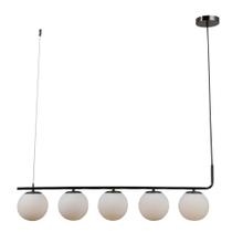 Pendente Petit Poa Cromo 98cm 5E27 SQ002B Bella Pendente Petit Poa Cromo 98cm 5E27 SQ002B Bella