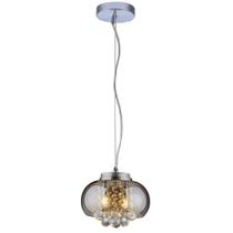 Pendente/Plafon Em Vidro E Cristal Attractive 21Cm G9 Lustre