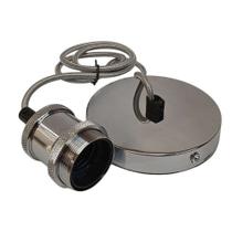 Pendente Prata E27 Pendente Prata E27