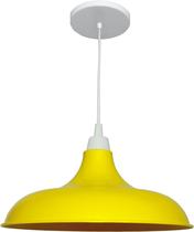 Pendente Prato Amarelo Diâmetro 32cm