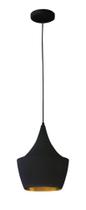 Pendente Premium Cone Largo E-27 Preto Blumenau Pendente Premium Cone Largo E-27 Preto Blumenau