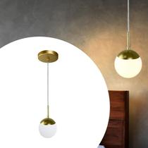 Pendente Preto Teto Alumínio Vidro Globo Jabuticaba 25159