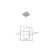Pendente Quadra Led 3000k Luz Amarela 34w Orluce