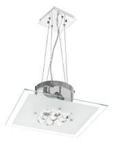 Pendente Quadrado Com Cristais Kyoto Kin Light