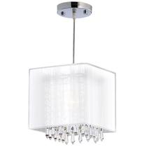 Pendente rammer 20cm quadrado e-27 1 lamp. max 60w prata Pendente rammer 20cm quadrado e-27 1 lamp. max 60w prata
