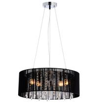 Pendente rammer 40cm circular e-27 4 lamp. max 60w preto Pendente rammer 40cm circular e-27 4 lamp. max 60w preto