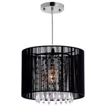 Pendente Rammer Preto 25cm Circular 1 soquete E-27 Bivolt Pendente Rammer Preto 25cm Circular 1 soquete E-27 Bivolt