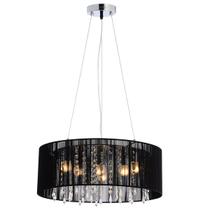 Pendente Rammer Preto 50cm Circular 6 soquetes E-27 Bivolt Pendente Rammer Preto 50cm Circular 6 soquetes E-27 Bivolt