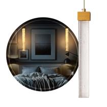 Pendente Rectangle Barra Cristal LED Multicor Moderno Cabeceira LUS-11 ST3136 Pendente Rectangle Barra Cristal LED Multicor Moderno Cabeceira LUS-11 ST3136