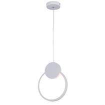 Pendente Redondo Branco 25cm Led 12W 3000K Bivolt