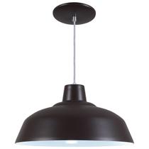 Pendente Retrô 34cm Luminária Lustre Alumínio Marrom Tabaco Textura - Rei Da Iluminação Pendente Retrô 34cm Luminária Lustre Alumínio Marrom Tabaco Textura - Rei Da Iluminação