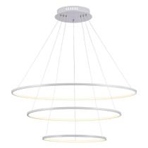 Pendente Rings Birdie Anéis Branco 80cm LED 3000K 39W KW002W Bella Pendente Rings Birdie Anéis Branco 80cm LED 3000K 39W KW002W Bella