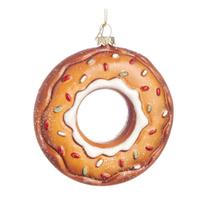 Pendente Rosquinha Donut Natal 10cm Enfeite Doce Árvore Luxo Pendente Rosquinha Donut Natal 10cm Enfeite Doce Árvore Luxo