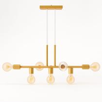 Pendente Rubis Aluminio Teto E27 7 Luzes Lumini Lab Pendente Rubis Aluminio Teto E27 7 Luzes Lumini Lab