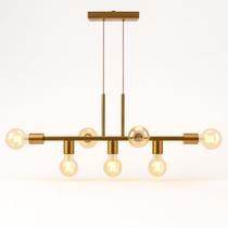 Pendente Rubis Aluminio Teto E27 7 Luzes Lumini Lab Pendente Rubis Aluminio Teto E27 7 Luzes Lumini Lab