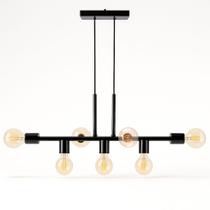 Pendente Rubis Aluminio Teto E27 7 Luzes Lumini Lab