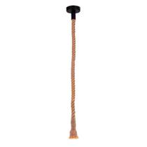 Pendente Rustico Corda 180cm 1xE27 REF 2056 - Simples - IP20 -