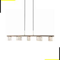 Pendente Saba Cristal LED 18W 2700K 1400LM 120cm Bivolt StarLux JY006