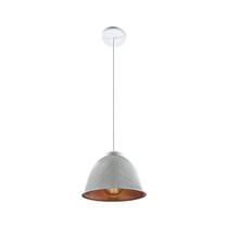 Pendente sambaqui 16 1xe27 branco cobre - Demiled Pendente sambaqui 16 1xe27 branco cobre - Demiled