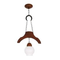 Pendente Sela De Cavalo Envelhecido 1 Lâmpada 931E Pendente Sela De Cavalo Envelhecido 1 Lâmpada 931E