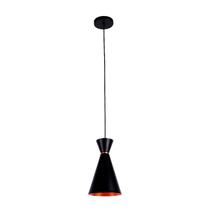 Pendente Set Preto e Cobre 18cm 1XE27 Bivolt - Bella Iluminação - HM029BE