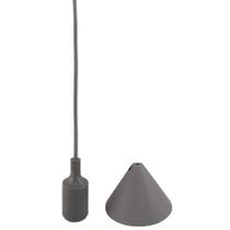 Pendente Soquete Cinza 1E27 DS2305 Delis Pendente Soquete Cinza 1E27 DS2305 Delis