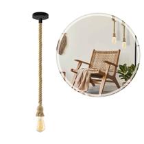 Pendente Soquete Rustico de Corda 1xE27 LPCR21 ST2972
