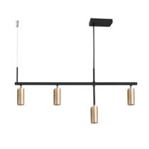 Pendente Spot Foco 4 Luzes Lampada Mr11 Bronzearte 127/220v