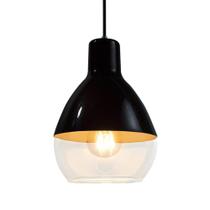 Pendente Taschibra Baloon P/1 Lamp E27 Preto