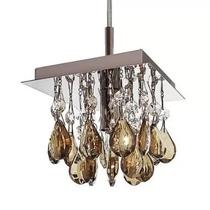 Pendente Taschibra Cristal Egito 1 G9 Conhaque 15050740