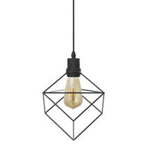 Pendente Taschibra Cube Preto 1xe27 Pendente Taschibra Cube Preto 1xe27