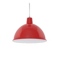 Pendente Taschibra TD 820 E27 Bivolt Vermelho