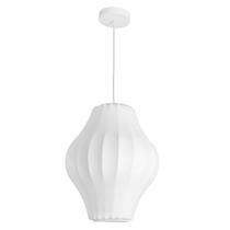 Pendente Tecido E Metal Branco 40x32cm Balloon Pendente Tecido E Metal Branco 40x32cm Balloon