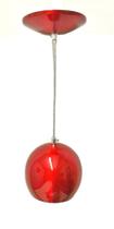 Pendente Teto Alumínio Bola Vermelho Enerlux Pendente Teto Alumínio Bola Vermelho Enerlux