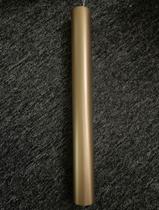 Pendente tubo Bela 5,1X45 CM 1 MR11 Dourado fosco cod. 158PD20100005 - Acend Iluminação