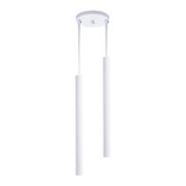 Pendente Tubo Branco 50 cm - Duplo