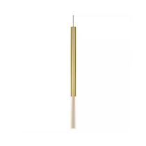 Pendente Tubo Cilíndrico Dourado Champanhe Acrílico 50cm Pendente Tubo Cilíndrico Dourado Champanhe Acrílico 50cm