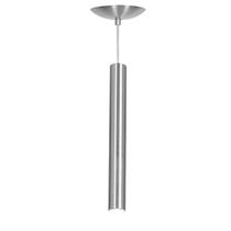 Pendente Tubo Cilindro Alumínio Escovado 40Cm + Led 6k Pendente Tubo Cilindro Alumínio Escovado 40Cm + Led 6k