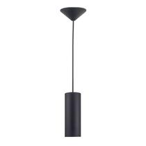Pendente Tubo Rohr - Preto 20cm