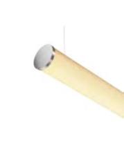 Pendente tubular vertical 4.000k 18w 100x6cm