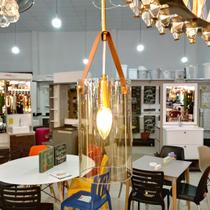 Pendente Tupiara Coim Branco a Metal Dr C/vidro Trnsp 2 8201 Pe Op