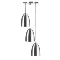 Pendente Vegas Aluminio Triplo Escovado cozinha sala quarto Pendente Vegas Aluminio Triplo Escovado cozinha sala quarto