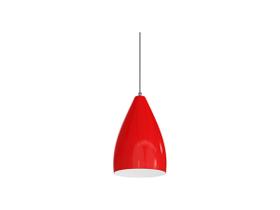 Pendente vegas vermelho e branco 15,5cm inove