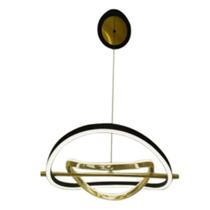 Pendente venus 34w 3000k - preto e dourado Pendente venus 34w 3000k - preto e dourado