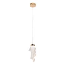 Pendente Véu de Luz Transparente e Dourado 25cm Bivolt 3 em 1 Pendente Véu de Luz Transparente e Dourado 25cm Bivolt 3 em 1