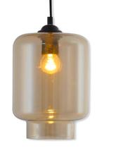 Pendente vidro ambar 17x255