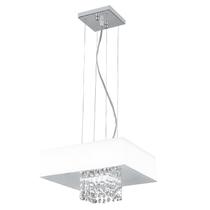 Pendente Vienna Led 1X20W 127V 6.400K Acrílico Bco 30X30Cm