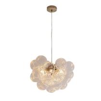 Pendente Vigneto Esferas Vidro Efeito (D)45cm (A)27cm G9 VIG1PD01TR045 BELLA ILUMINAÇÃO Pendente Vigneto Esferas Vidro Efeito (D)45cm (A)27cm G9 VIG1PD01TR045 BELLA ILUMINAÇÃO