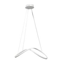 Pendente Zig Branco LED 52W 3000K Bivolt TP002 Bella