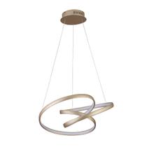 Pendente Zig Dourado Fosco LED 70W 3000K Bivolt TP001G Bella